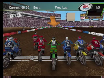 Supercross 2000 (USA) screen shot game playing
